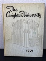 Vintage Creighton yearbook. 1959.