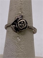 JAMES AVERY STERLING SILVER ROSE RING