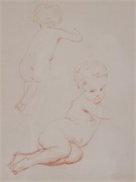 Konstantin Makovsky Drawing Children