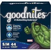 HUGGIES GOODNITES, 44 PACK OF BOYS NIGHT TIME