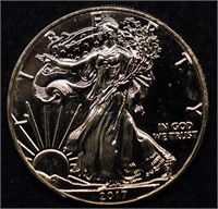 2017 GOLD PLATED SILVER EAGLE