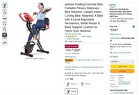 FM8111  Folding Exercise Bike Magnetic X-Bike Re