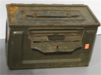 Lot #758 - Metal Ammo box 50 Cal.