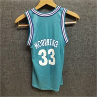 Alonzo Mourning,Charlotte Champion Jersey,Kids