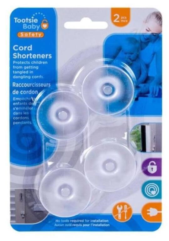 2-Pk Infant Safety Cord Shorteners