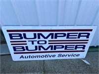 Bumper To Bumper Automotive Service Sign