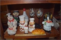 Mixed Lot of Chefs (Including Bread Loaf)