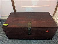 Wooden Chest H-9.5" D-12.5" W-23" (Main Room)
