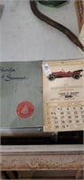 1922 Calender, And sketches of Somerset P.a