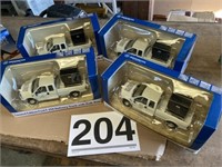 (4) F 250 delivery trucks metal new in box