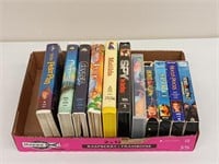 LOT OF 11 VHS TAPES