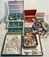 Costume jewelry & jewelry boxes