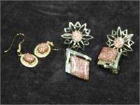 Vintage Goldstone Earrings
