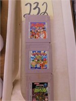 (3) Nintendo Game Boy Games - War Land, Dr. Mario,