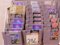 (23) Nintendo Games - Tetris, Wrestlemania, Roger-