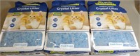 3x Crystal Litter 8lb Bags