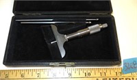 Starrett No 440-A Depth Micrometer in Case