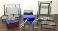 Leaded & Stained Glass Hinged Boxes