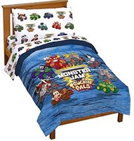 WFF4773  Jay Franco Monster Jam Toddler Bed Set