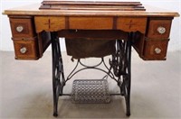 Antique New Ideal Treadle Sewing Machine