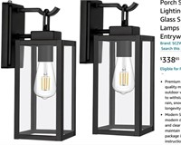 2 Pack Dusk to Dawn Outdoor Wall Lighting