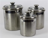 Stainless Steel Canisters (3)
