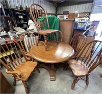 EXTREMELY Sturdy and Heavy Wooden Table Chairs &