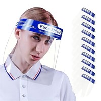 10 Pack Safety Clear Face Shield