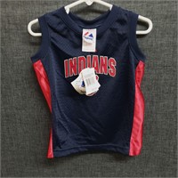 Cleveland Indians Toddlers Basketball Style Jersey