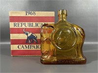 1968 Republican Campaign Bottle *OG Box