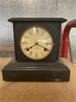 A. Saunders mantel clock