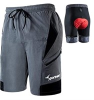 size XXL Sportneer Padded Bike Shorts Men's 3D
