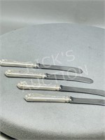 4 Birks sterling knives