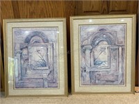 Pair of Framed Portraits 30.5x38.5”