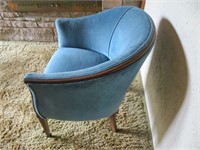 Upholstered Barrel Type Chair