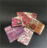 5 Assorted Oriental Asian Scarves