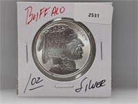 1oz .999 Silver Buffalo Round