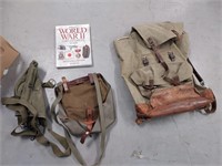 VINTAGE MILITARY PACKS & COLLECTORS BOOK