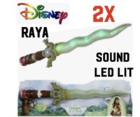 2X DISNEY RAYA SWORD / THE LAST DRAGON / LED LIT