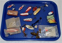 Assorted Fishing Lures / Spinners / Frog Lot