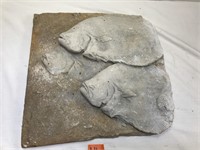 Hays Parker Style Stone Cast Fish Wall Hanging