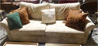 Lot # 3927 - Carlton F.C. beige upholstered two