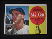 1960 TOPPS #320 BOB ALLISON TOPPS STAR ROOKIE