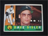 1960 TOPPS #186 DAVE SISLER DETROIT TIGERS