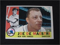 1960 TOPPS #358 JOE DE MAESTRI YANKEES