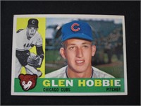 1960 TOPPS #182 GLEN HOBBIE CUBS