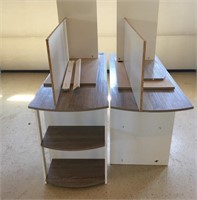 (2) Corner L Shaped Desks