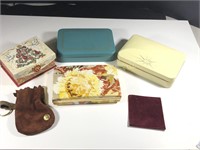 Lot of Assorted Small Jewelry Boxes and Bags