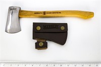 Marbles Belt Axe w/ Leather Scabbard