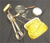 Two vintage magnifying glasses
